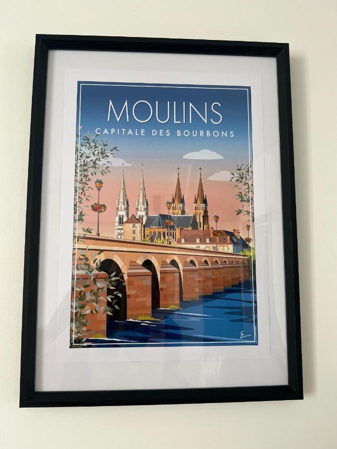 Апартаменти Le Cocon Moulinois, Proche Gare Avec Services By Primo C0Nciergerie Мулен Екстер'єр фото